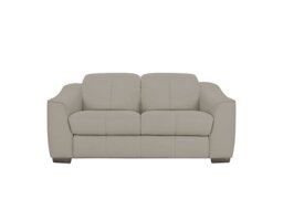 World of Leather - Xavier 2 Seater BV Leather Sofa with Power Recliner - Silver Grey