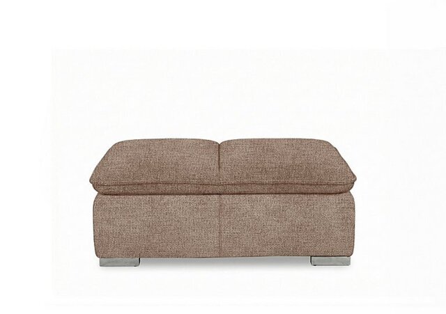 Edison Fabric Storage Chair Stool - Light Brown