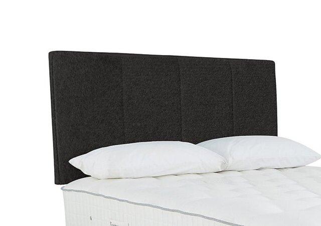 Sleepeezee - Haig Strutted Headboard - Super King - Tweed Charcoal