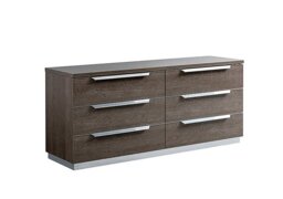 Venezia 6 Drawer Double Chest - Silver Birch