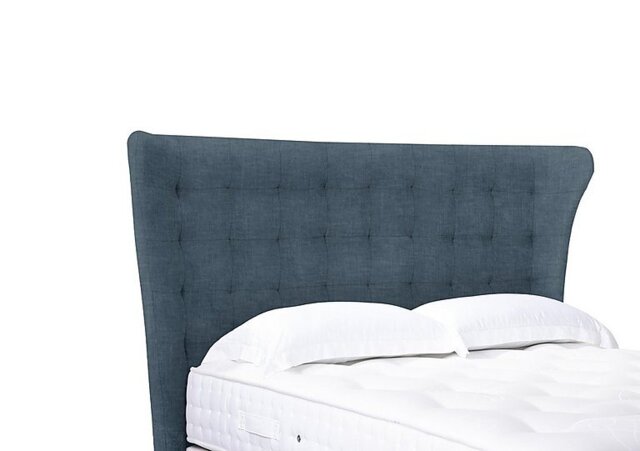 Artisan Collection Callie High Floor Standing Headboard - Double - Granite Blue