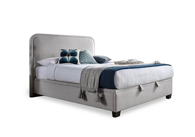Nessie End Lift Ottoman Bed Frame - Double - Maskat Clay