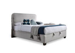 Nessie End Lift Ottoman Bed Frame - Double - Maskat Clay