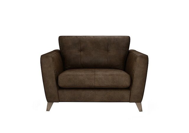 The Lounge Co. - Hermione Leather Snuggler - Bourbon