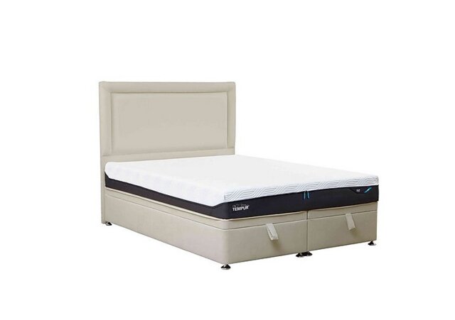 TEMPUR - Buckingham Platform Ottoman Divan Base - King Size - Ice Cream