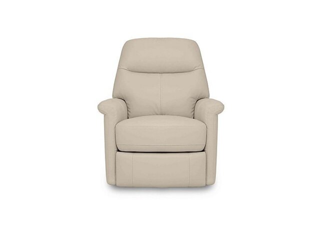 World of Leather - Compact Collection Lille NC Leather Chair with Power Recliner - NC Bisque