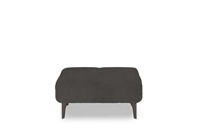 Ideal Home - Sienna Fabric Large Footstool - Opulence Granite