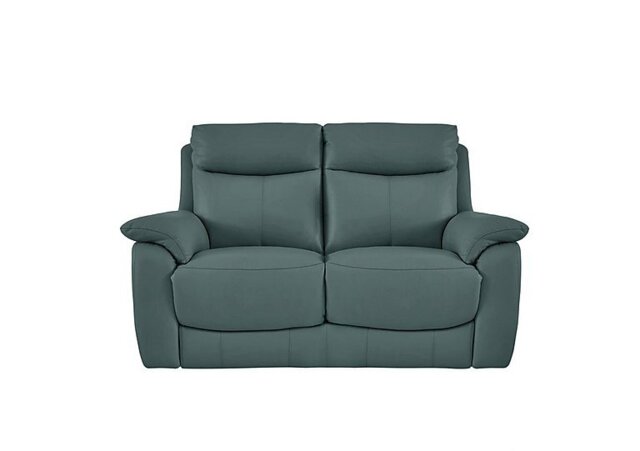 World of Leather - Echo 2 Seater Leather Sofa - BV Lake Green - Sofas and Armchairs - In Time for Christmas