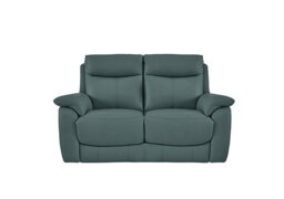 World of Leather - Echo 2 Seater Leather Sofa - BV Lake Green - Sofas and Armchairs - In Time for Christmas