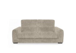 Flex Fabric 2 Seater Power Recliner Sofa with Storage Arms - Cream