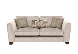Mariah 3 Seater Fabric Classic Back Sofa - Dapple Cream