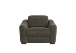 Xavier Fabric Armchair with Power Recliner - R16 Charcoal