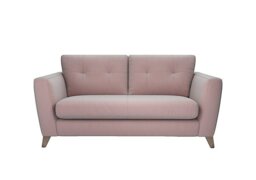 The Lounge Co. - Hermione 2.5 Seater Fabric Sofa - Cotton Candy