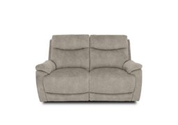 Sloane Fabric 2 Seater Power Recliner Sofa with Power Headrests - Marble Cream