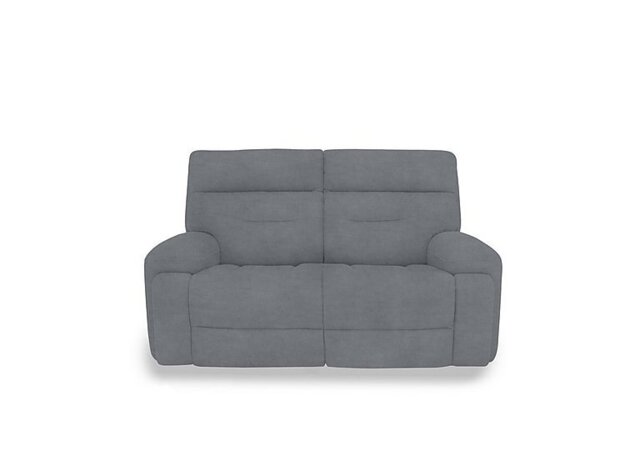 Cinemax Fabric 2 Seater Power Recliner Sofa with Power Headrests - Velvet Grey