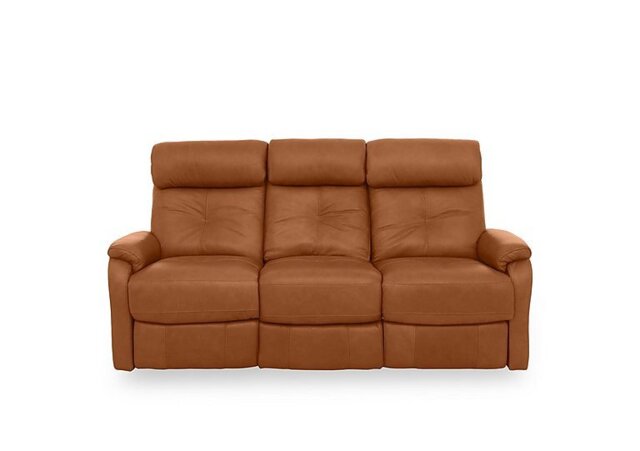 World of Leather - Compact Collection Titch Leather 3 Seater Power Recliner Sofa