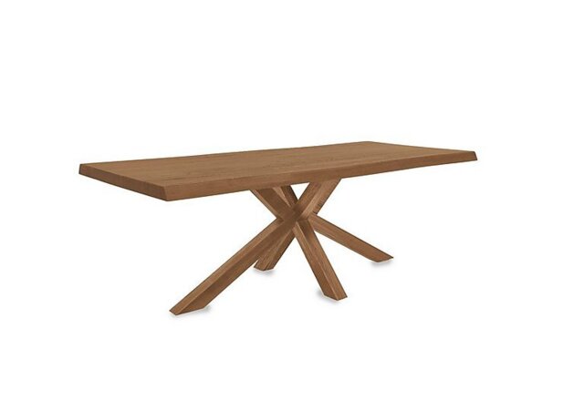 Bodahl - Njord Raw Edge Dining Table with Wooden Star Base - 180-cm - Old Bassano