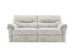 G Plan - Seattle 3 Seater Fabric Power Recliner Sofa - Lydia Blush