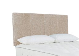 Sleepeezee - Haig Strutted Headboard - Super King - Tweed Cream