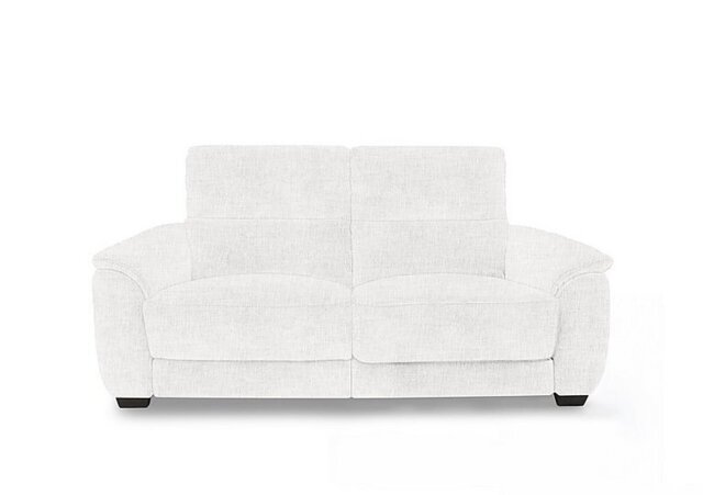 Saffron Fabric 3 Seater Power Recliner Sofa - Frost