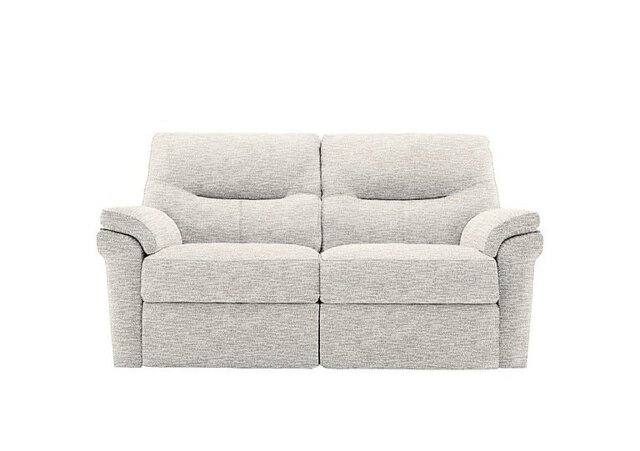 G Plan - Seattle 2 Seater Fabric Power Recliner Sofa - Rush Cream