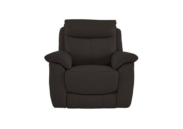World of Leather - Echo Leather Power Recliner Armchair - Dark Chocolate - Sofas and Armchairs