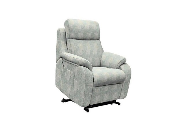G Plan - Kingsbury Small Fabric Lift and Rise Chair - Faro Sky