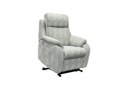 G Plan - Kingsbury Small Fabric Lift and Rise Chair - Faro Sky