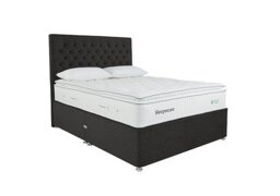 Sleepeezee - Natural Touch 3000 Pillowtop Divan Set with Continental Drawers - Small Double - Tweed Charcoal