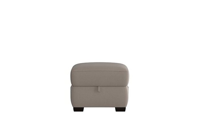 Starlight Express Fabric Storage Footstool - Silver