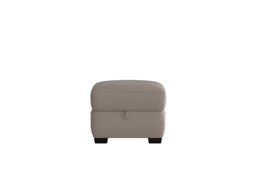 Starlight Express Fabric Storage Footstool - Silver