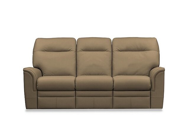 Parker Knoll - Hudson 23 Leather 3 Seater Power Recliner Sofa - Como Sage
