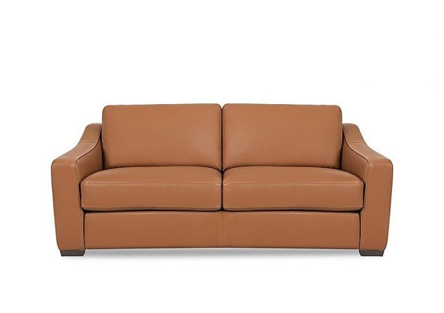 World of Leather - Nap 3 Seater Leather Sofa Bed - Pecan - Sofas and Armchairs - In Time for Christmas
