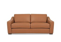 World of Leather - Nap 3 Seater Leather Sofa Bed - Pecan - Sofas and Armchairs - In Time for Christmas