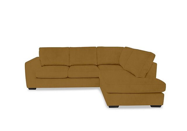 Dinky Fabric Right Hand Facing Corner Chaise End Sofa - Opulence Saffron