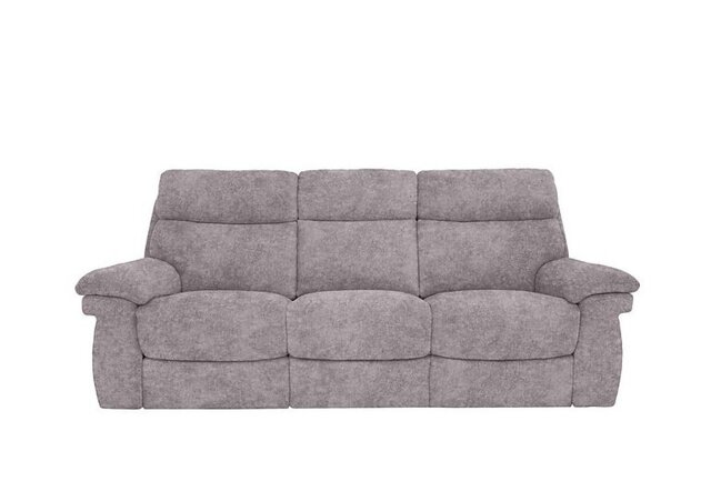 Comfort Story - Serene 3 Seater Fabric Power Recliner Sofa with Drop Down Table and Power Headrests - Grey