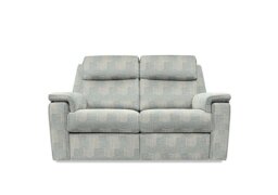 G Plan - Thornbury 2 Seater Fabric Sofa with Manual Recliner - Faro Sky - Sofas and Armchairs - In Time for Christmas