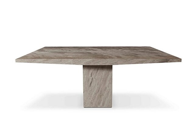 Stone International - Rome Rectangular Dining Table with Boat Edges