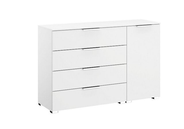 Rauch - Formes Decor 4 Drawer 1 Door Chest - White