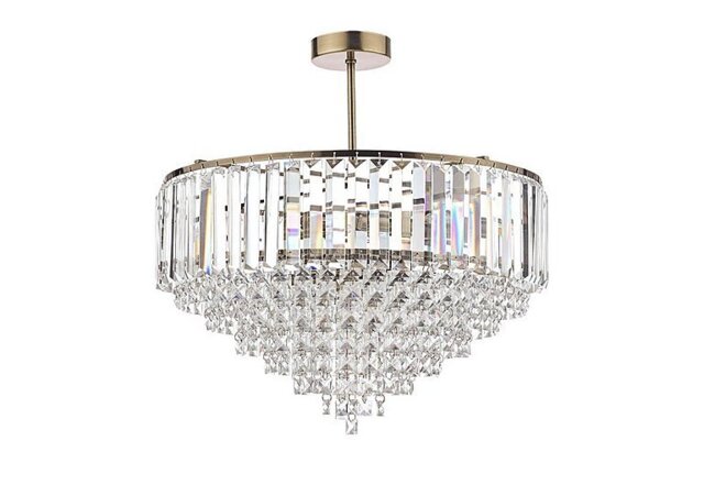 Laura Ashley - Vienna Large 5 Light Semi Flush Ceiling Light