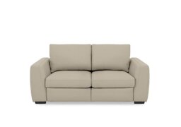 Dinky Leather 2 Seater Sofa with Power Recliner