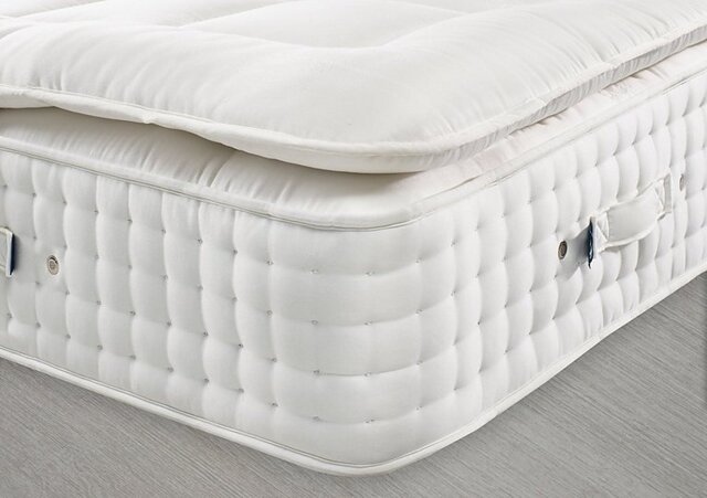 Hypnos - Bespoke Emerald Zip and Link Medium/Firm Mattress with Detachable Topper - King Size