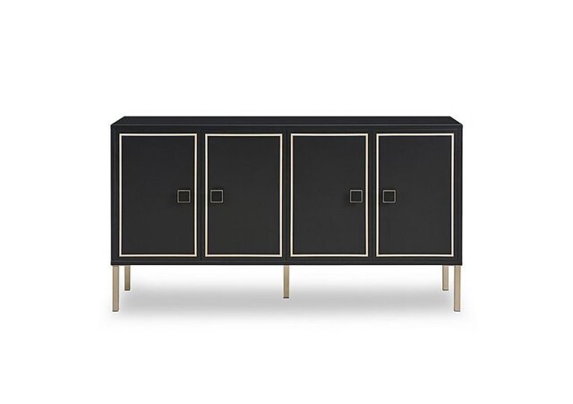 Cole 4 Door Sideboard - Black