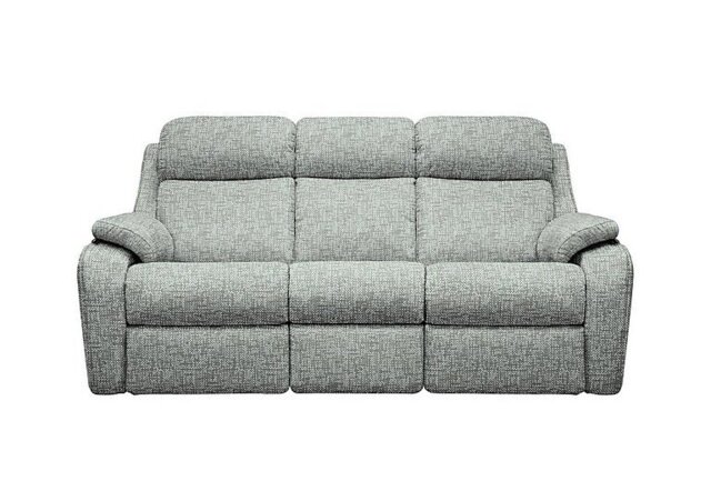 G Plan - Kingsbury 3 Seater Fabric Power Recliner Sofa - Remco Duck Egg