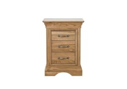 Versailles 3 Drawer Bedside Table