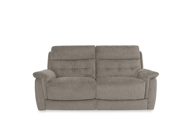 Springer Fabric 3 Seater Sofa - Silver