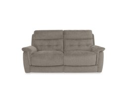 Springer Fabric 3 Seater Sofa - Silver