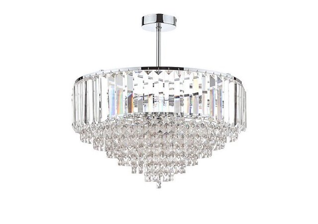 Laura Ashley - Vienna Large 5 Light Semi Flush Ceiling Light