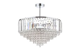 Laura Ashley - Vienna Large 5 Light Semi Flush Ceiling Light