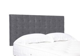 Artisan Collection Dot Standard Strutted Headboard - Super King - Aston Steel